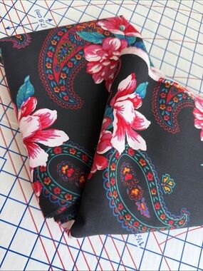 Vintage Joan Kessler for Concord Fabrics 3 Yds Floral Paisley Cotton Fabric